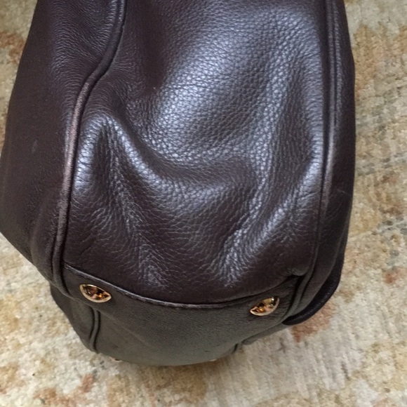 Michael Kors brown leather shoulder hobo bag - Picture 4 of 8